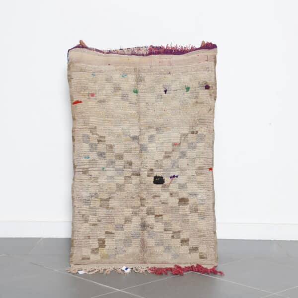Small Boujaad Rug 4.4x2.6 Ft handmade in Morocco