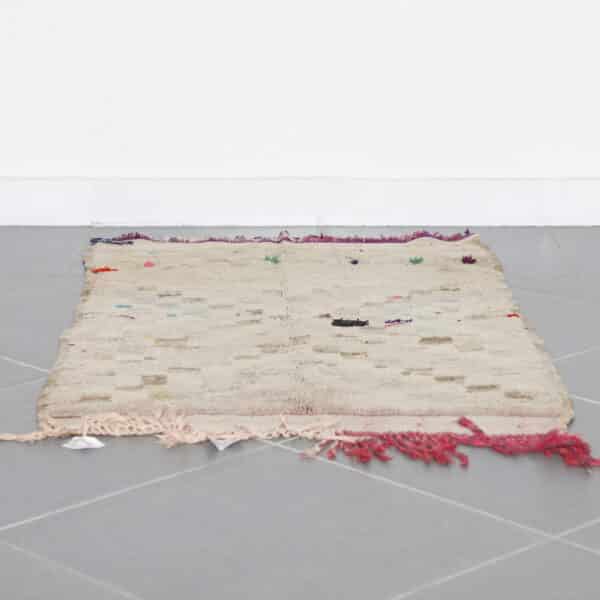 Small Boujaad Rug 4.4x2.6 Ft – Handmade Moroccan Wool - Image 3