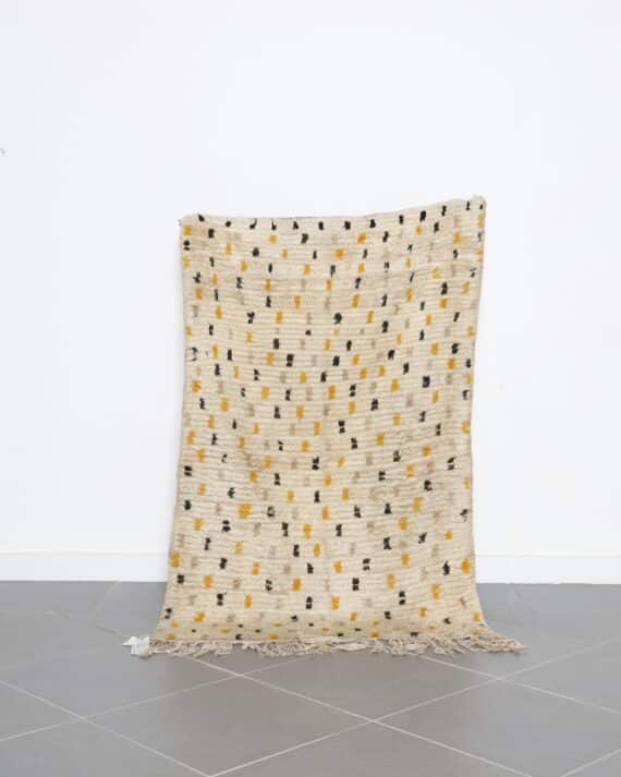 Azilal Carpet 5.4x3.4 Ft handmade in Morocco