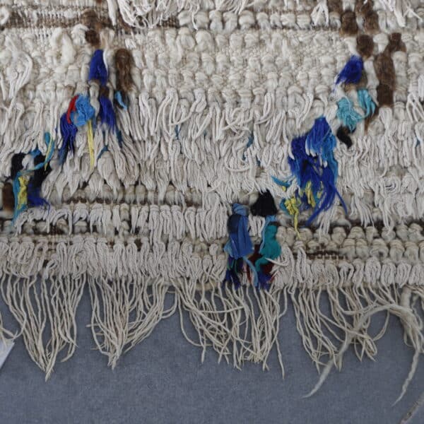 Azilal Vintage Rug 6.1x4.4 Ft – Moroccan Wool Artwork - Image 4