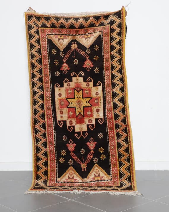 Taznakht Vintage Rug 6.6x3.4 Ft handcrafted in Morocco