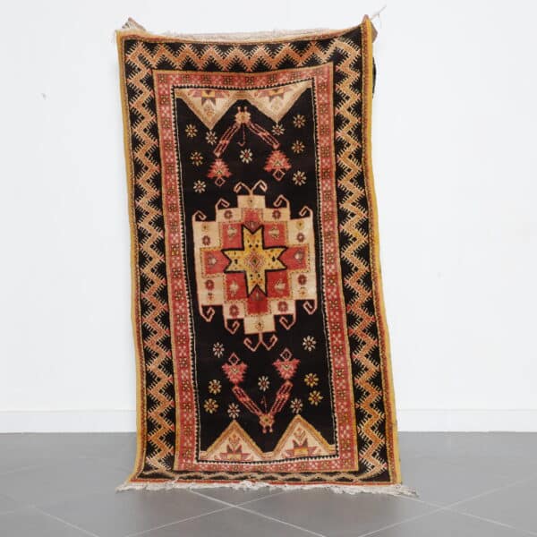 Taznakht Vintage Rug 6.6x3.4 Ft handcrafted in Morocco