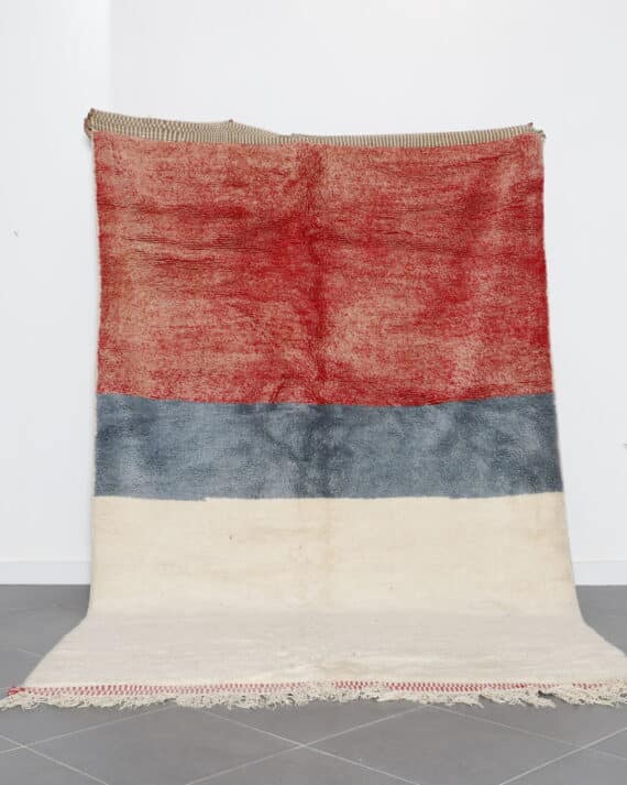 Taznakht Rug 10.8x6.4 Ft handmade in Morocco with tribal Amazigh motifs