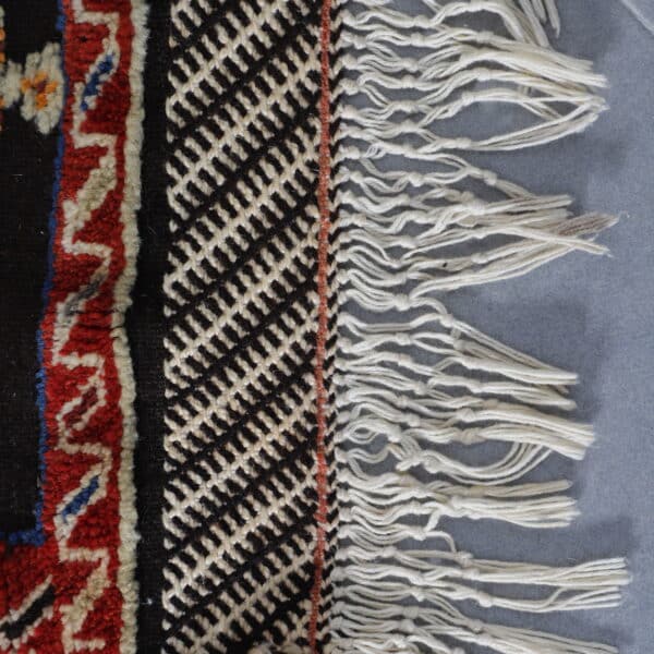 Square Glaoui Rug 4.3x4.4 Ft – Handmade Moroccan Wool Rug - Image 5