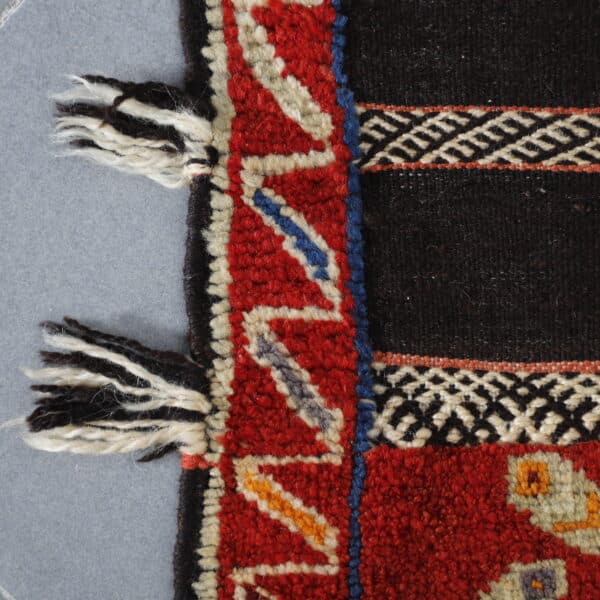 Square Glaoui Rug 4.3x4.4 Ft – Handmade Moroccan Wool Rug - Image 6