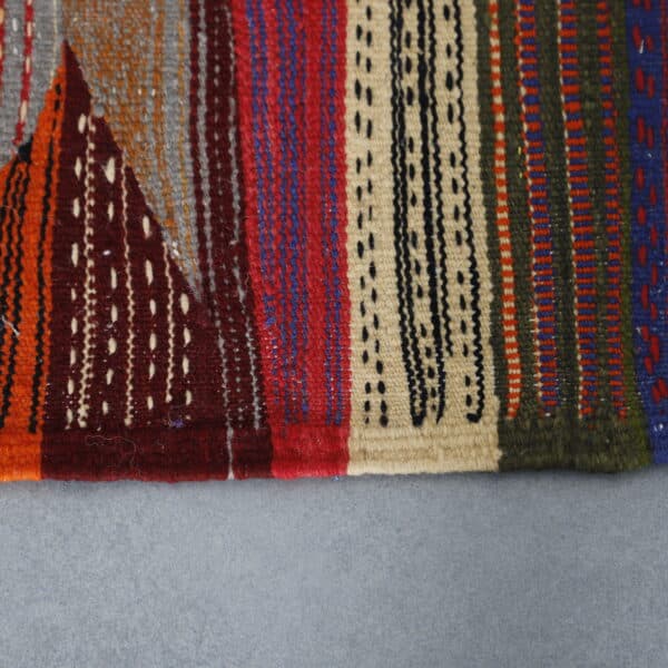 Kilim Rug Picasso 6.7x3.6 Ft – Abstract Moroccan Flatweave - Image 3