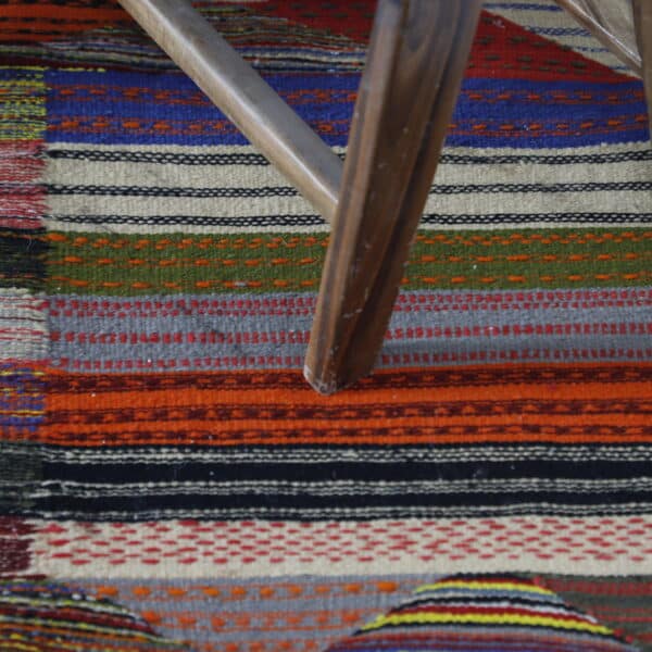 Kilim Rug Picasso 6.7x3.6 Ft – Abstract Moroccan Flatweave - Image 7
