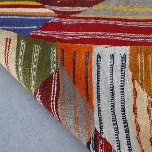 Kilim Rug Picasso 5.2x3.6 Ft – Abstract Moroccan Flatweave - Image 6