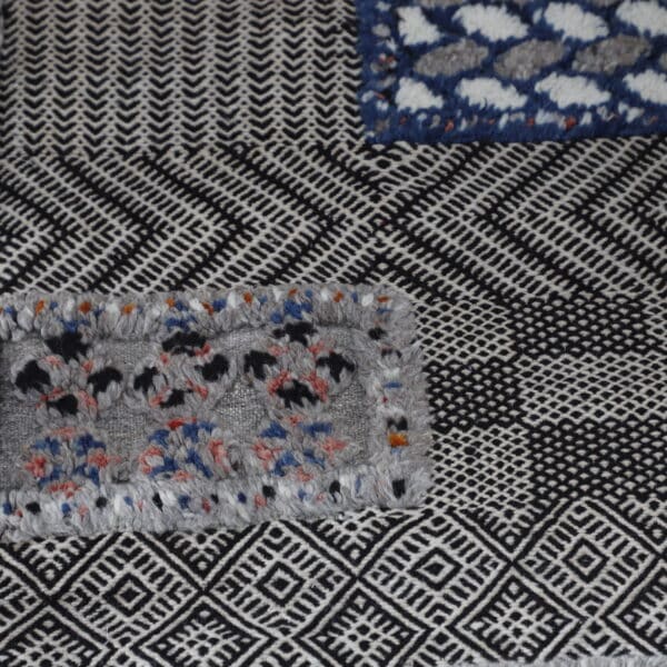 Vintage Zanafi Kilim 6.6x3.6 Ft – Handmade Moroccan Flatweave - Image 8