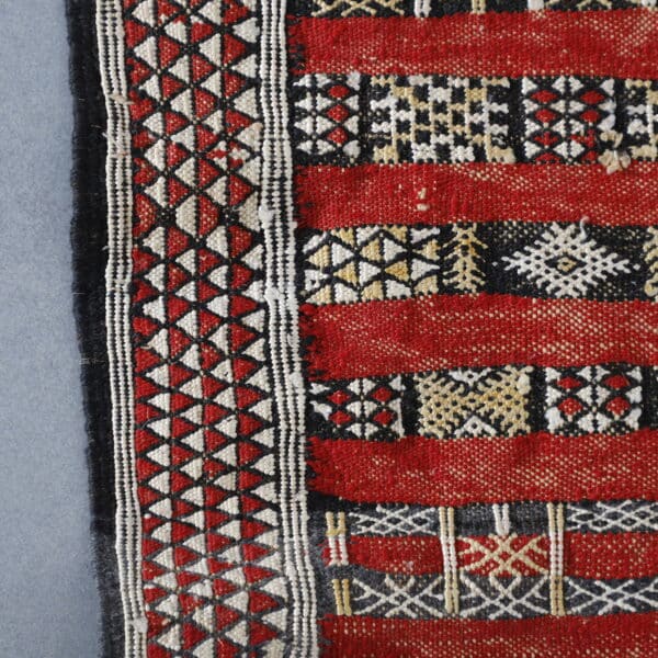 Vintage Tiffelt Kilim 9.2x5.6 Ft – Handcrafted Moroccan Rug - Image 4