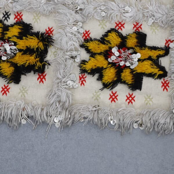 Wedding Blanket 7.3x4.6 Ft – Handmade Moroccan Textile - Image 3