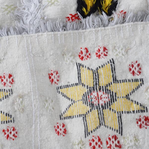 Wedding Blanket 7.3x4.6 Ft – Handmade Moroccan Textile - Image 6