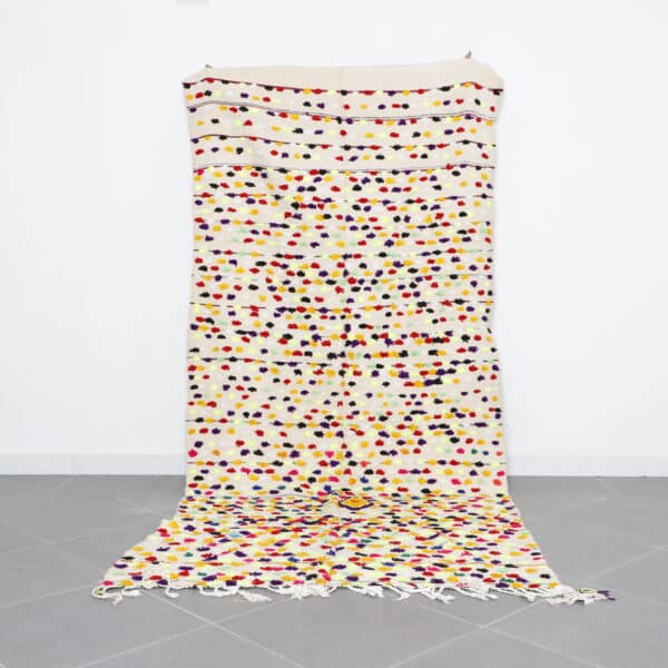 Azilal Wedding Blanket 10.1x4.7 Ft handmade in Morocco with traditional weaving