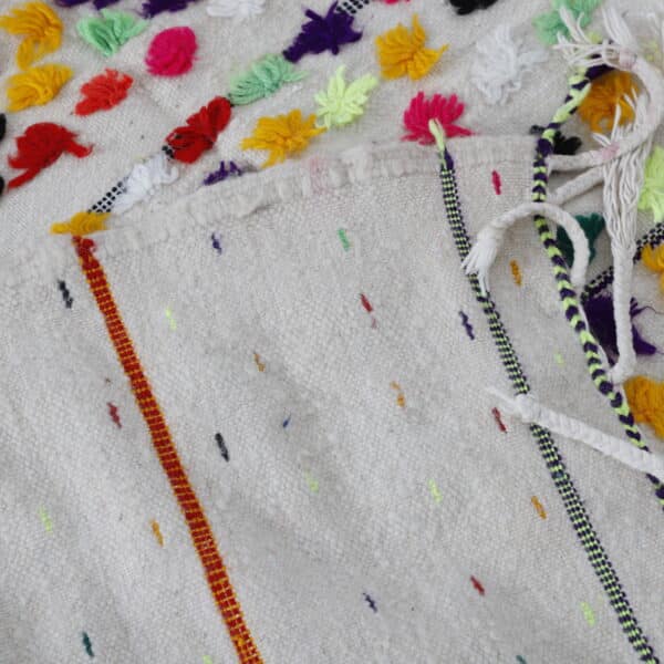 Azilal Wedding Blanket 10.1x4.7 Ft – Handmade Moroccan Textile - Image 4