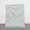 Wedding Blanket 6.7x5.0 Ft handmade in Morocco with traditional Berber weaving