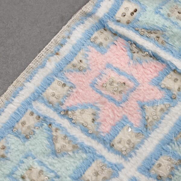 Wedding Blanket 6.7x5.0 Ft – Handmade Moroccan Textile - Image 4