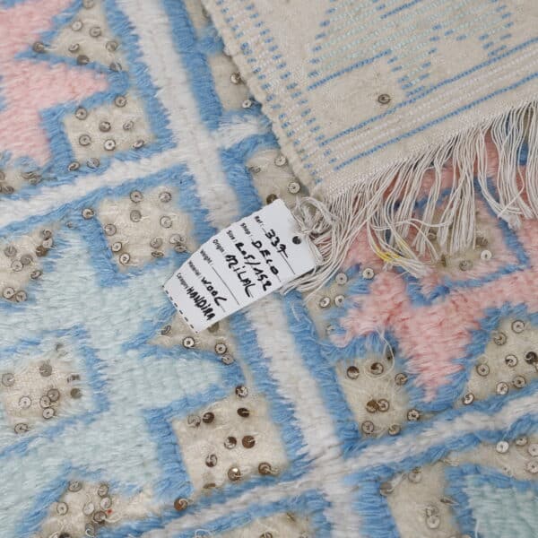 Wedding Blanket 6.7x5.0 Ft – Handmade Moroccan Textile - Image 6