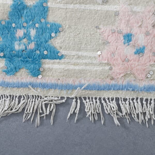 Wedding Blanket 8.5x5.4 Ft – Handmade Moroccan Textile - Image 5