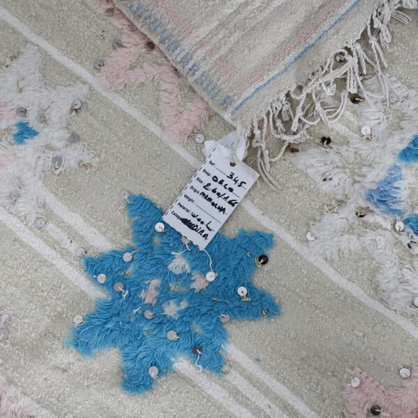 Wedding Blanket 8.5x5.4 Ft – Handmade Moroccan Textile - Image 2