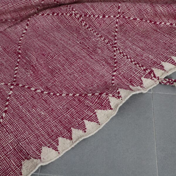 Zanafi Kilim Rug 10.3x6.2 Ft – Handmade Moroccan Flatweave - Image 5