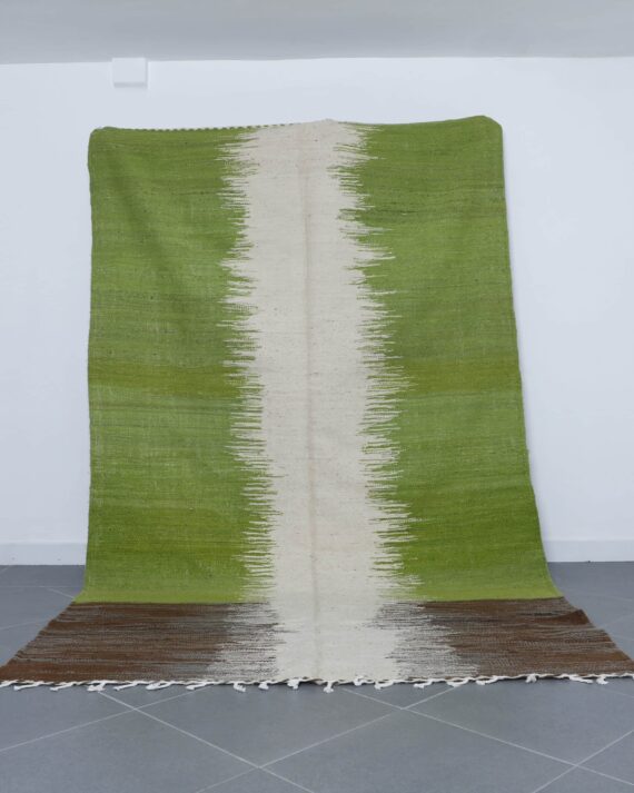 Zanafi Kilim 10.5x6.4 Ft handmade in Morocco with Amazigh tribal patterns
