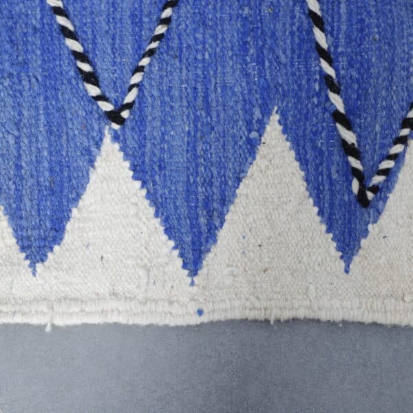 Zanafi Kilim Rug 9.5x6.2 Ft – Handmade Moroccan Flatweave - Image 4