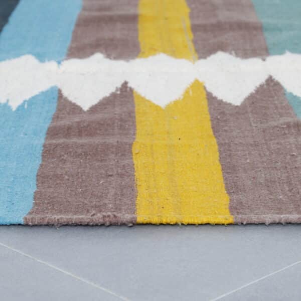 Boujaad Kilim Rug 9.5x6.2 Ft – Handmade Moroccan Flatweave - Image 7