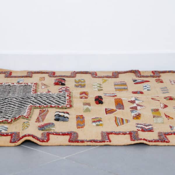 Akhnif Kilim Rug 7.6x4.5 Ft – Handmade Moroccan Flatweave - Image 2