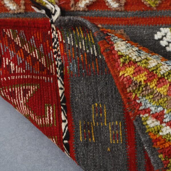 Glaoui Carpet 8.0x4.5 Ft – Moroccan Flatweave & Embroidery - Image 6