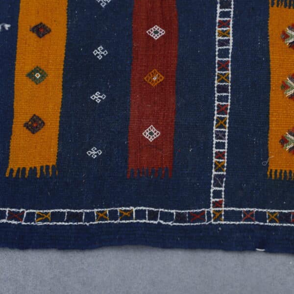 Akhnif Kilim 6.7x3.8 Ft – Handmade Moroccan Flatweave - Image 3