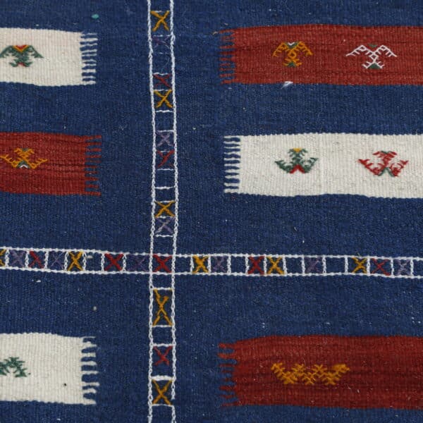 Akhnif Kilim 6.7x3.8 Ft – Handmade Moroccan Flatweave - Image 5