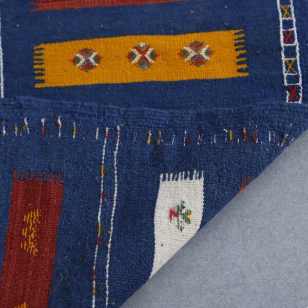 Akhnif Kilim 6.7x3.8 Ft – Handmade Moroccan Flatweave - Image 6