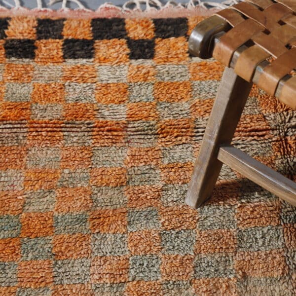 Vintage Rug 7.1x5.2 Ft – Handmade Moroccan Wool Rug - Image 5