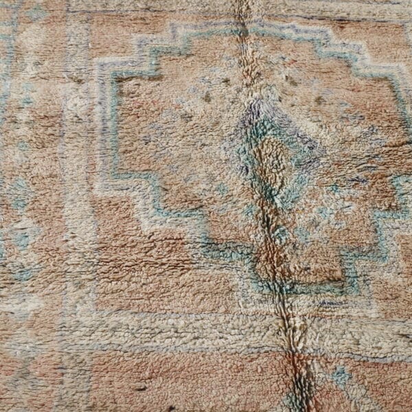 Vintage Rug 11.5x5.1 Ft – Handmade Moroccan Wool Rug - Image 3