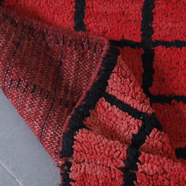 Vintage Rug 7.7x4.9 Ft – Handmade Moroccan Wool Rug - Image 6