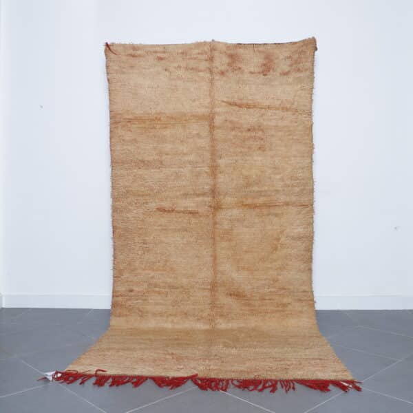 Vintage Rug 9.4x4.6 Ft handmade in Morocco with Amazigh motifs