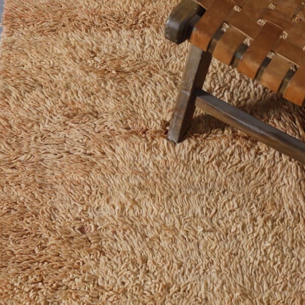Vintage Rug 9.4x4.6 Ft – Handmade Moroccan Wool Rug - Image 4