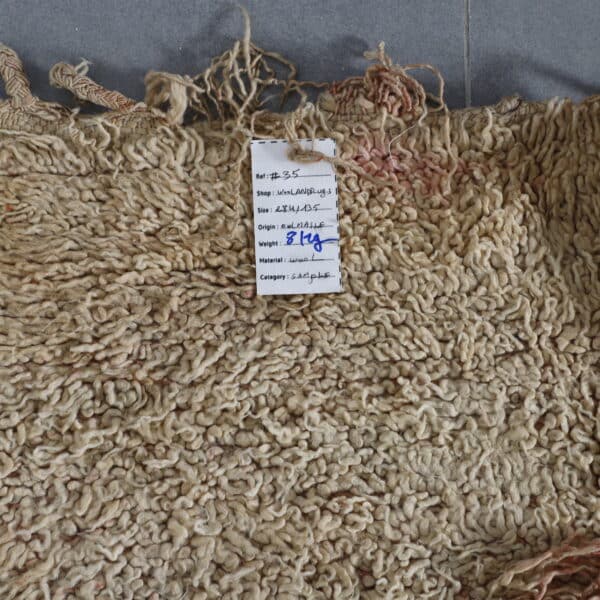 Vintage Rug 9.3x4.4 Ft – Handmade Moroccan Wool Rug - Image 6
