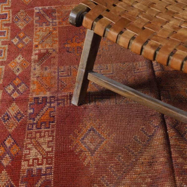 Vintage Rug 9.8x4.7 Ft – Handmade Moroccan Wool Rug - Image 5