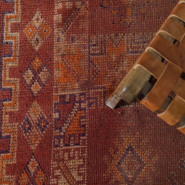 Vintage Rug 9.8x4.7 Ft – Handmade Moroccan Wool Rug - Image 6