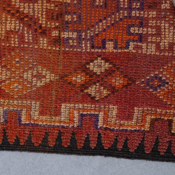 Vintage Rug 9.8x4.7 Ft – Handmade Moroccan Wool Rug - Image 8