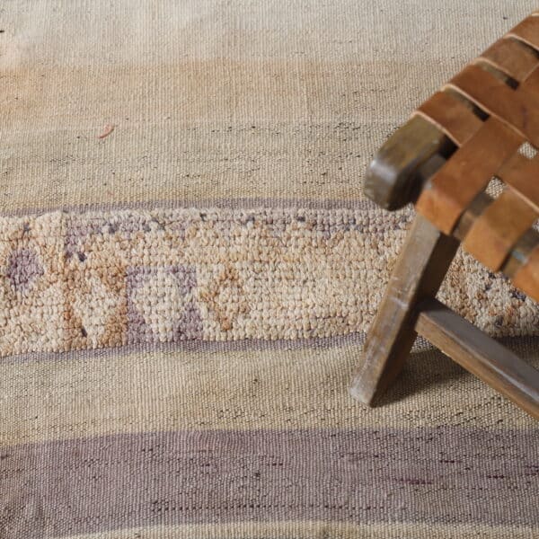 Vintage Zayan Rug 9.8x4.9 Ft – Handmade Moroccan Wool Rug - Image 9