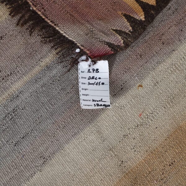 Vintage Zayan Rug 9.8x4.9 Ft – Handmade Moroccan Wool Rug - Image 7