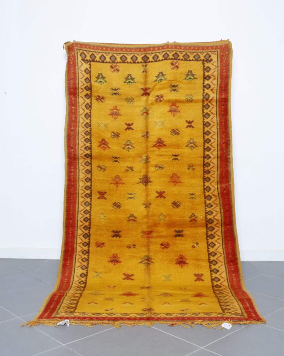 Taznakht Rug 9.2x4.8 Ft handmade in Morocco with Amazigh motifs