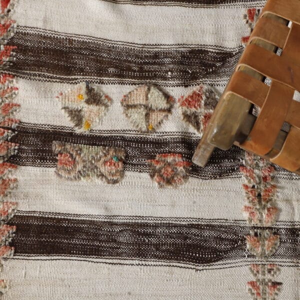 Old Glaoui Kilim 9.3x4.4 Ft – Vintage Moroccan Rug - Image 2