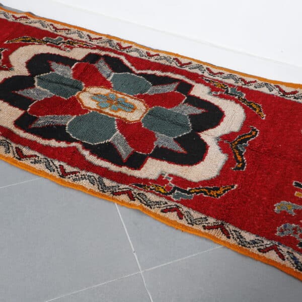 Taznakht Carpet 8.9x3.3 Ft – Handmade Moroccan Wool Rug - Image 7