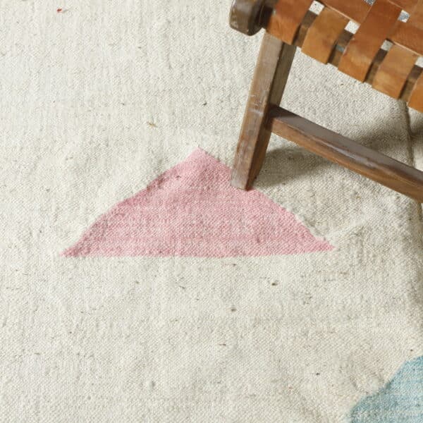 Vintage Kilim Rug 7.5x4.8 Ft – Moroccan Rug - Image 9