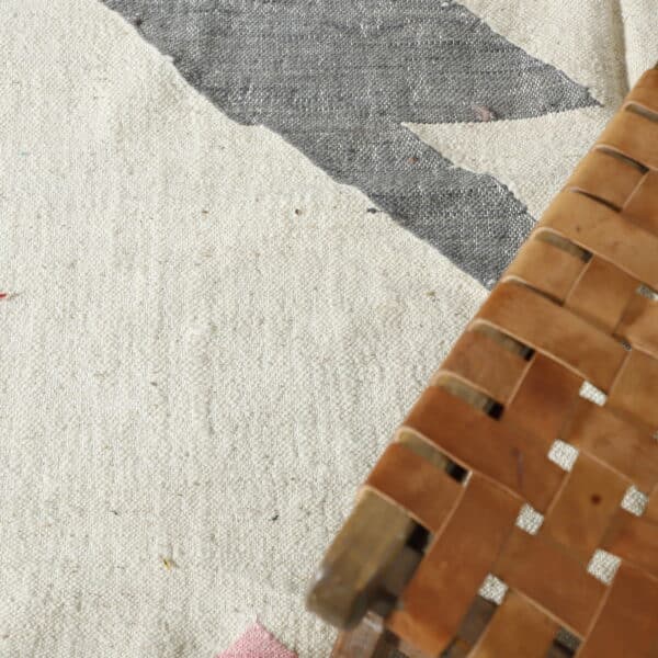 Vintage Kilim Rug 7.5x4.8 Ft – Moroccan Rug - Image 10