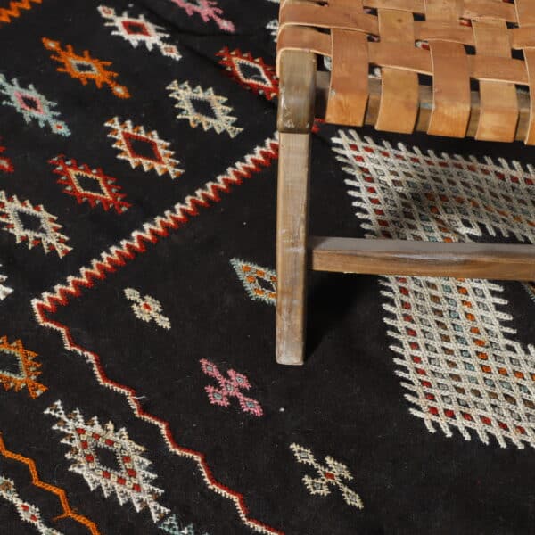 Vintage Taznakht Kilim Rug 7.5x4.5 Ft - Image 7