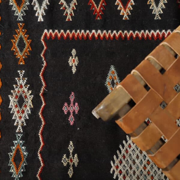 Vintage Taznakht Kilim Rug 7.5x4.5 Ft - Image 6